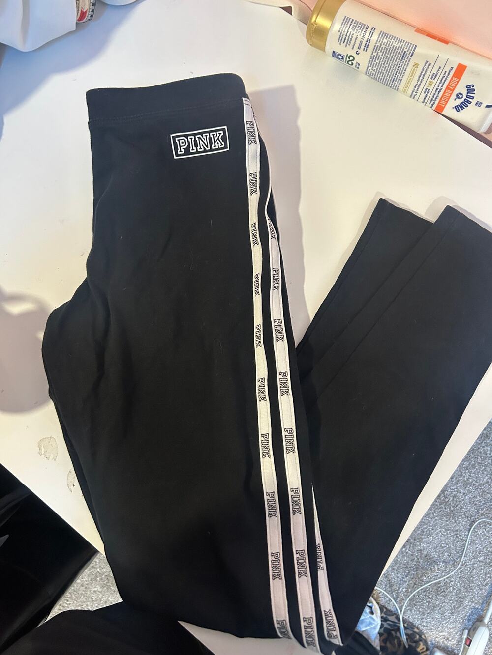 Pink Womens Leggings